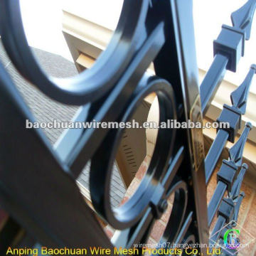 Electrostatic spray zinc steel pipe ornamental fence